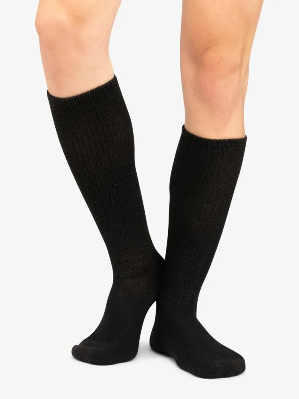 NWT Thorlo Moderate Cushion Over-Calf Anti-Fatigue Military Socks black Large